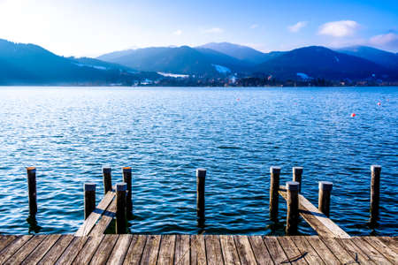 tegernsee lake in bavaria - germany - photoの写真素材