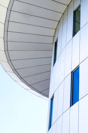 part of a modern office buildingの写真素材