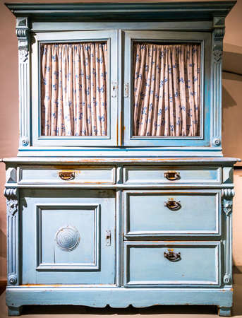 old wooden cupboard at a farmの写真素材