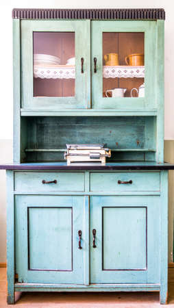 old wooden cupboard at a farmの写真素材