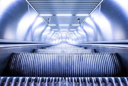 modern moving stairs - escalator - photoの写真素材