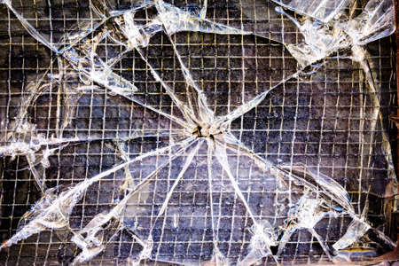 old window at a historic buildingの写真素材