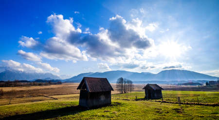 landscape murnauer moos - bavaria - germany