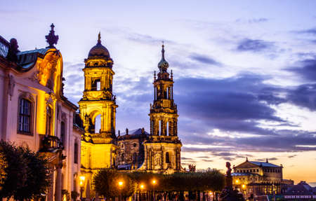 famous church in dresden - photoの写真素材