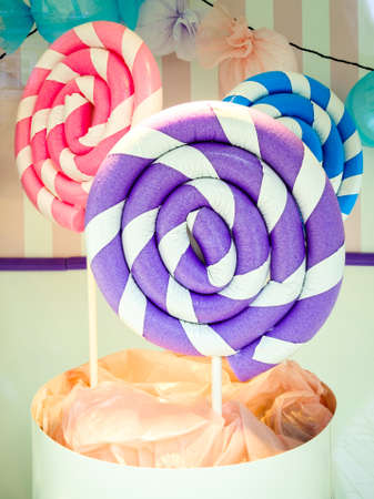 nice lollipop decoration - close upの写真素材