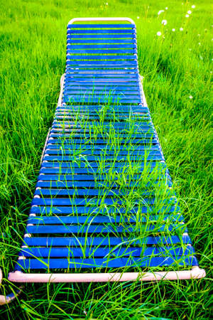 typical sun lounger chair - photo