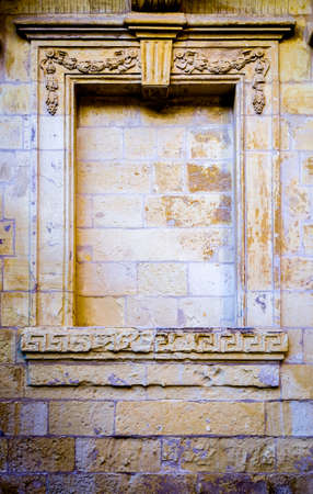 historic window at a town hall in bavaria - germany