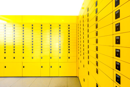 new safety deposit boxes - photoのeditorial素材