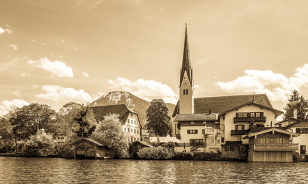 tegernsee lake in bavaria - germany - photo