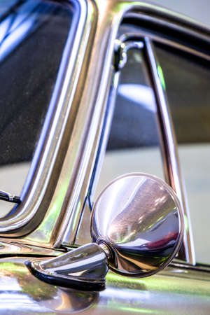part of a vintage car - photo