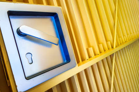 security door close up - photo
