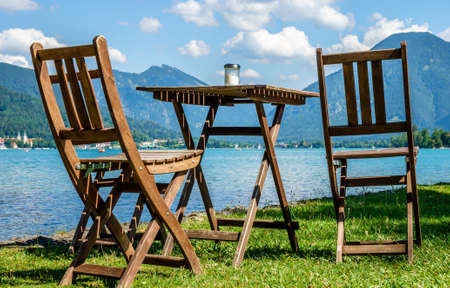 tegernsee lake in bavaria - germany - photoの写真素材