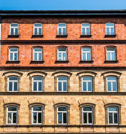 old facade of a historic buildingのeditorial素材