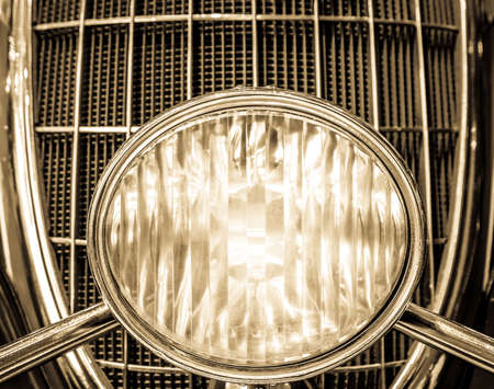 part of a vintage car - photoの写真素材