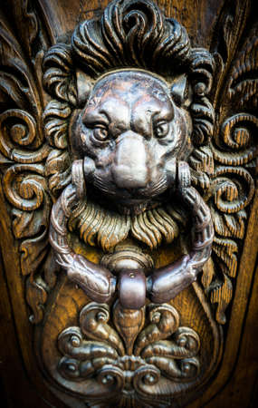 beautiful old doorknob - close upの写真素材
