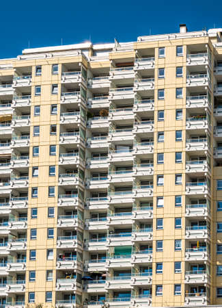 modern plattenbau in germany -の写真素材