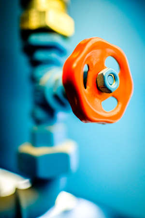 valve at a water tubeの写真素材