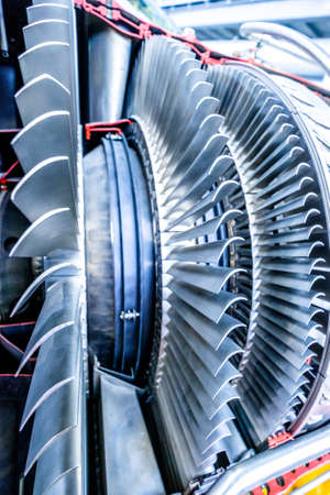 shovels of a turbine - nice background