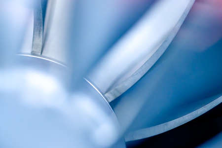 shovels of a turbine - nice background