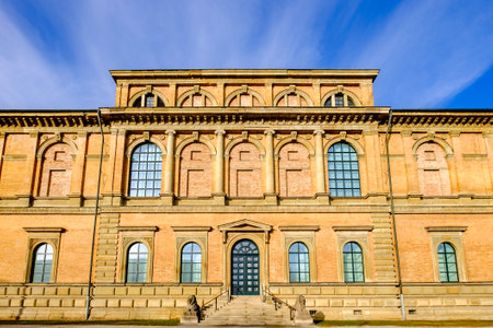 famous alte pinakothek in munichのeditorial素材