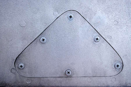 patch at an old plane - closeup