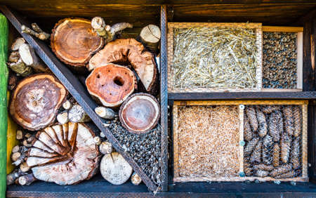 old insect house at a farm