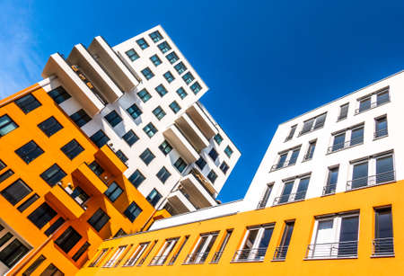 modern plattenbau in germany - photoの写真素材