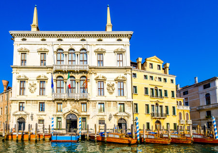canal in venice - italy - photoのeditorial素材