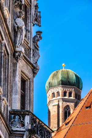 Munich Cathedral - Liebfrauenkirche in Munich - germanyの写真素材