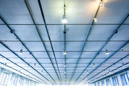 modern corridor - indoors - background
