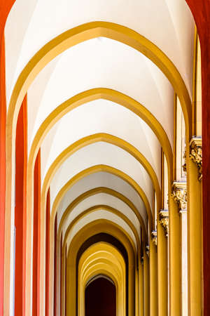 old archway - nice backgroundの写真素材