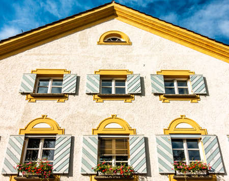 old facade of a historic building