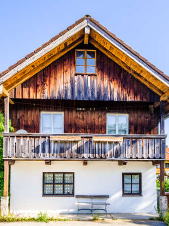 typical old bavarian farmhouse - photoの写真素材