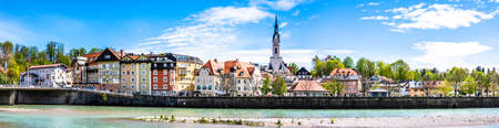 famous old town of bad toelz - bavaria - germany
