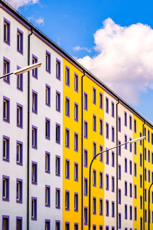 modern plattenbau in germany - photoの写真素材