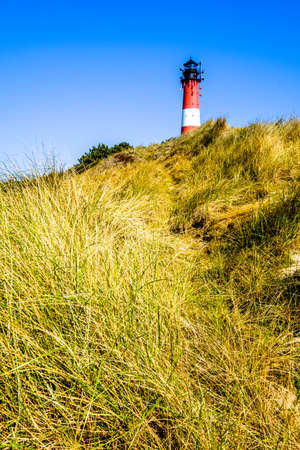 typical lighthouse at the northsea - sylt