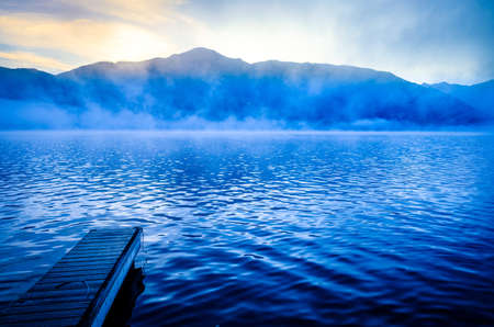 zeller see (zeller lake) in austriaの写真素材