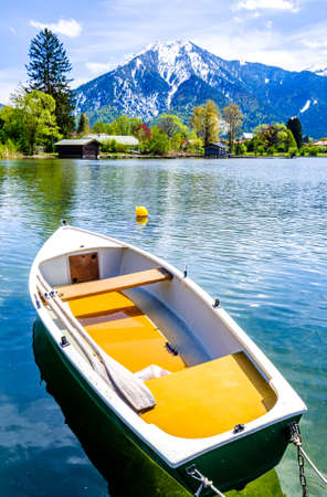 scenery at the tegernsee lake in bavaria - germany