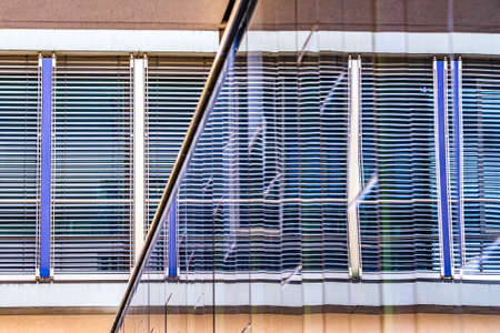 part of a modern office buildingの写真素材