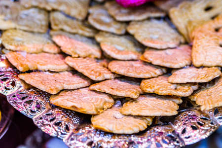 typical christmas cookies in germanyの写真素材