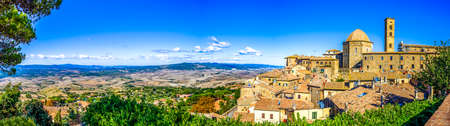 old town of volterra - italyの写真素材
