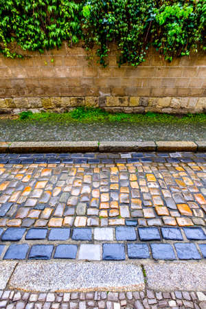 part of an old roadの写真素材
