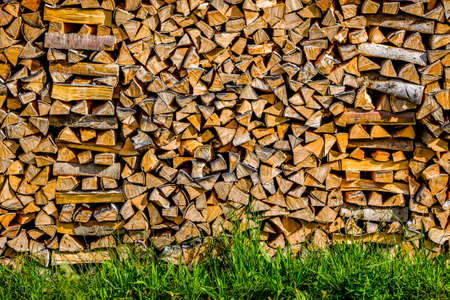 firewood at a farm - nice background