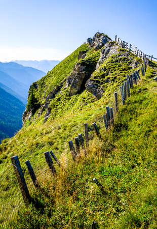old wooden fence - nice background patternの写真素材