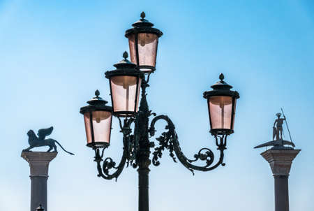 famous st. marco square in venice - italyの写真素材