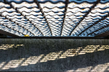 part of an old fence - close-up