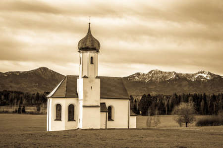 part of a typical bavarian churchの写真素材