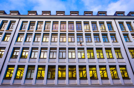 modern office building in viennaの写真素材