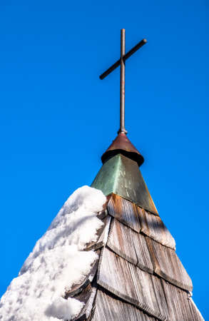 typical bavarian church at the european alpsの写真素材
