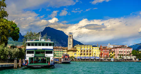 famous old town of Burano near Venice - italyの写真素材